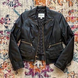 Cole Haan faux leather jacket